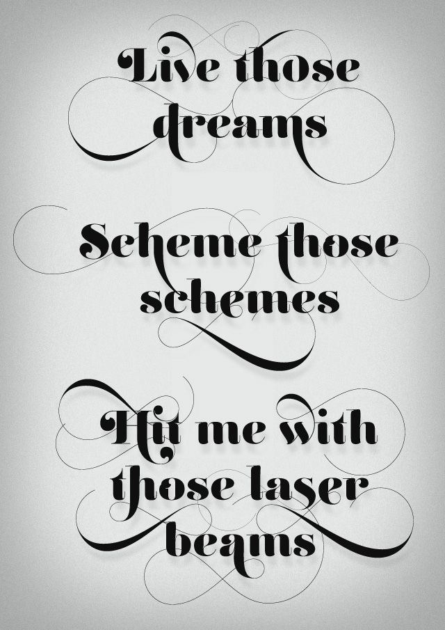 hit me with those laser beams