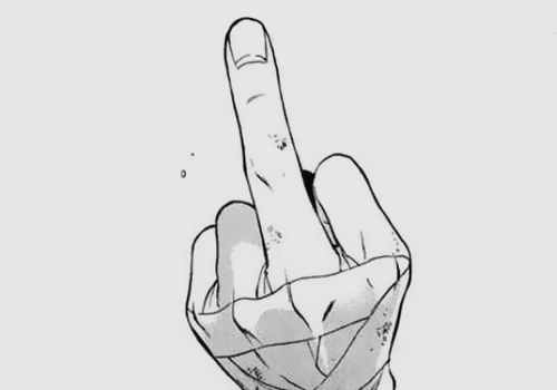 middle finger